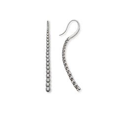 OBR2026 - Boucles d'oreilles diamants en or blanc 750