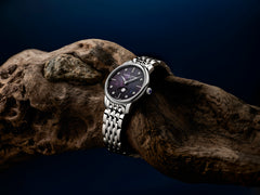 Frederique Constant Quarz Uhren Silber Gehäuse Silber Armband Perlmutt Zifferblatt 8 Diamanten Limited Edition Oberturm Uhren in Aarau