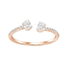 SFC02 Solitär Fancy Diamant 0,42 Karat GSI Rosegold