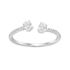 SFC02 Solitär Fancy Diamant 0,42 Karat GSI Weissgold