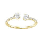 SFC02 Solitär Fancy Diamant 0,42 Karat GSI Gelbgold