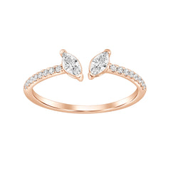 SFC06 Solitär / Verlobungsring Fancy Diamant 0,42 Karat GSI