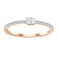 SFC07 Solitär / Verlobungsring Fancy Diamant 0,28 Karat GSI