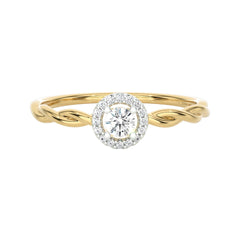 SUGH03 Solitaire / bague de fiançailles Tendance diamant 0,15 carat GSI