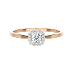 SUGH04 Solitär / Verlobungsring Tendance Diamant 0,16 Karat GSI Rosegold