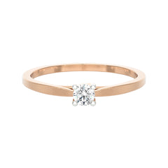 SUGH07 Solitär / Verlobungsring Tendance Diamant 0,10 Karat GSI Rosegold