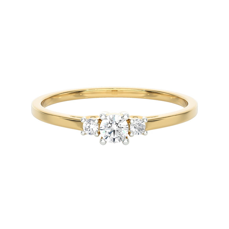 SUGH13 Solitär / Verlobungsring Tendance Diamant 0,15 Karat GSI Gelbgold
