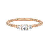 SUGH15 Solitär / Verlobungsring Tendance Diamant 0,15 Karat GSI Rosegold