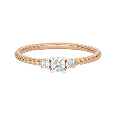 SUGH15 Solitär / Verlobungsring Tendance Diamant 0,15 Karat GSI Rosegold