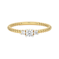 SUGH15 Solitär / Verlobungsring Tendance Diamant 0,15 Karat GSI Gelbgold