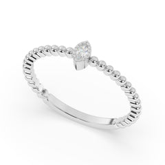 SULF02 Solitaire / bague de fiançailles Tendance diamant 0,04 carat GSI