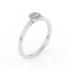 SULF13 solitaire / bague de fiançailles Tendance diamant 0,16 carat GSI