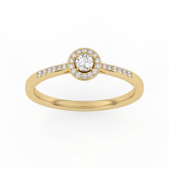 SULF14 Solitaire / bague de fiançailles Tendance diamant 0,23 carat GSI