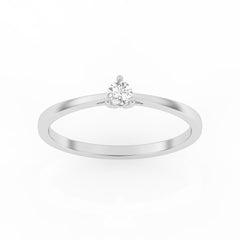 SULF15 solitaire / bague de fiançailles Tendance diamant 0,10 carat GSI