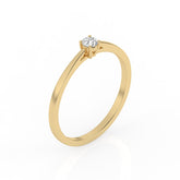 SULF16 solitaire / bague de fiançailles Tendance diamant 0,10 carat GSI