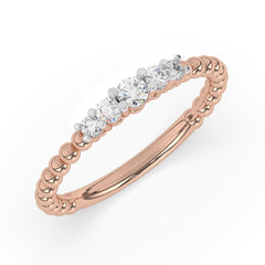 SULF42 bagues solitaire / éternité Tendance diamant 0,20 carat GSI