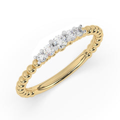 SULF42 bagues solitaire / éternité Tendance diamant 0,20 carat GSI