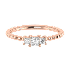 SULF43 solitaire / bague de fiançailles Tendance diamant 0,10 carat GSI