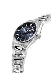 Frederique Constant Automatik Uhren Silber Gehäuse Silber Armband Blau Zifferblatt Oberturm Uhren in Aarau