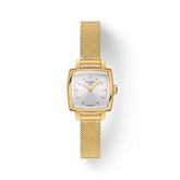 Tissot Lovely Square Quarz Goldig Damenuhr