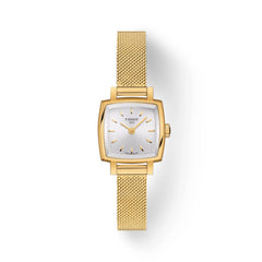 Tissot Lovely Square Quarz Goldig Damenuhr