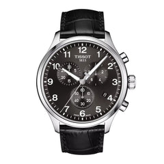 Tissot Chrono XL Classic Schwarz Lederarmband
