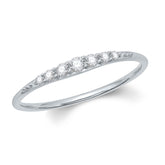 WBVK08 Solitär / Verlobungsring Alliance Diamant 0,10 Karat GHSI Weissgold