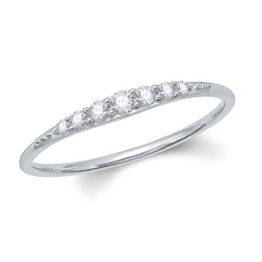 WBVK08 Solitär / Verlobungsring Alliance Diamant 0,10 Karat GHSI Weissgold