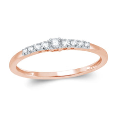 WBVK09 Solitär / Verlobungsring Alliance Diamant 0,15 Karat GHSI Rosegold