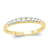 WBVK10 Solitär / Verlobungsring Alliance Diamant 0,25 Karat GHSI Gelbgold