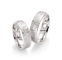 Fischer Trauringe Design Leuchtkraft Weissgold