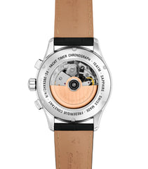 Frederique Constant Schwarz Leder Silber Gehäuse Automatik