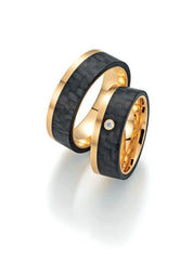 Fischer Trauringe Carbon® Statement