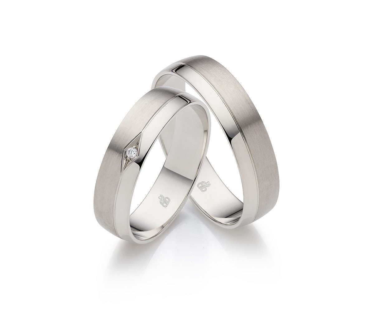 Rauschmayer Trauringe First Weissgold Desire 03661