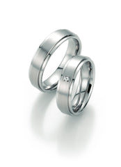 Bayer Trauringe Edelstahl Moonshine