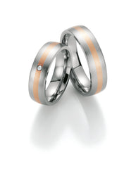 Bayer Trauringe Edelstahl Fusion