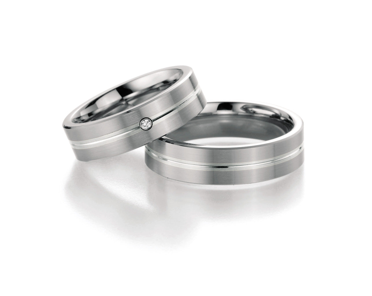 Bayer Trauringe Edelstahl Love