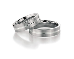 Bayer Trauringe Edelstahl Love