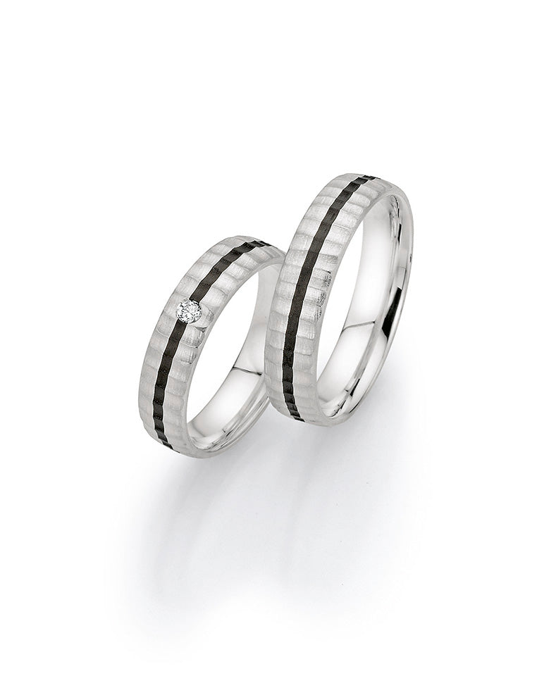 Bayer Trauringe Carbon Stunning