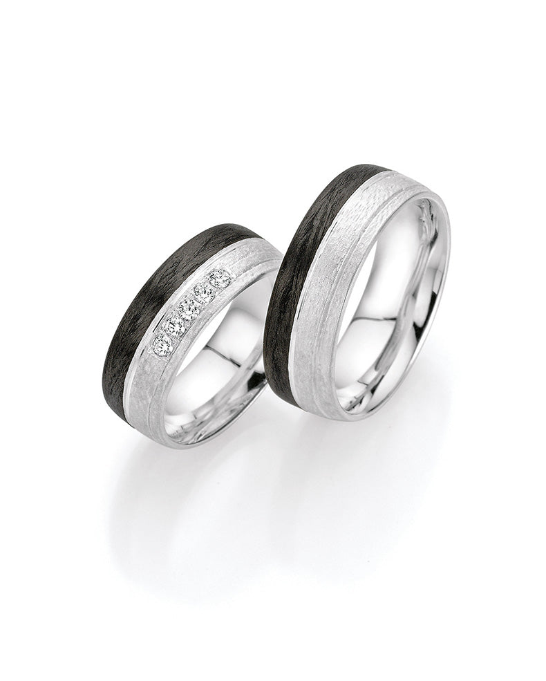 Bayer Trauringe Carbon Sweety