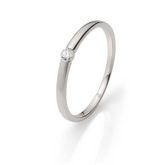 Rauschmayer Diamantringe Ja! Solitaire Box Spann Weissgold 51-00027