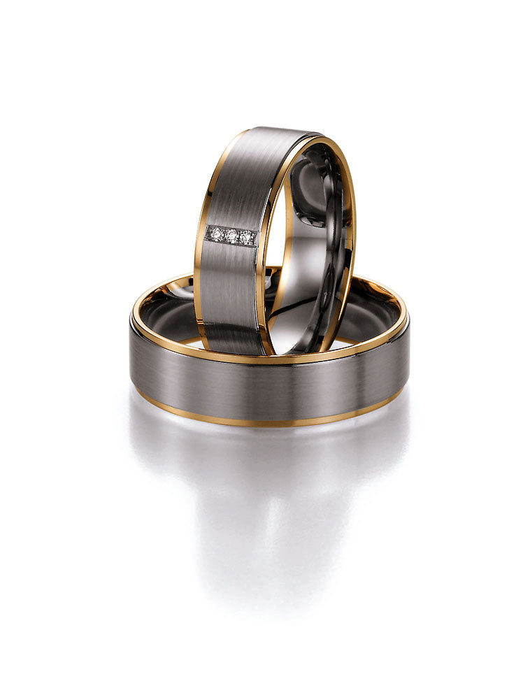 Bayer Trauringe Palladium Heartbeat