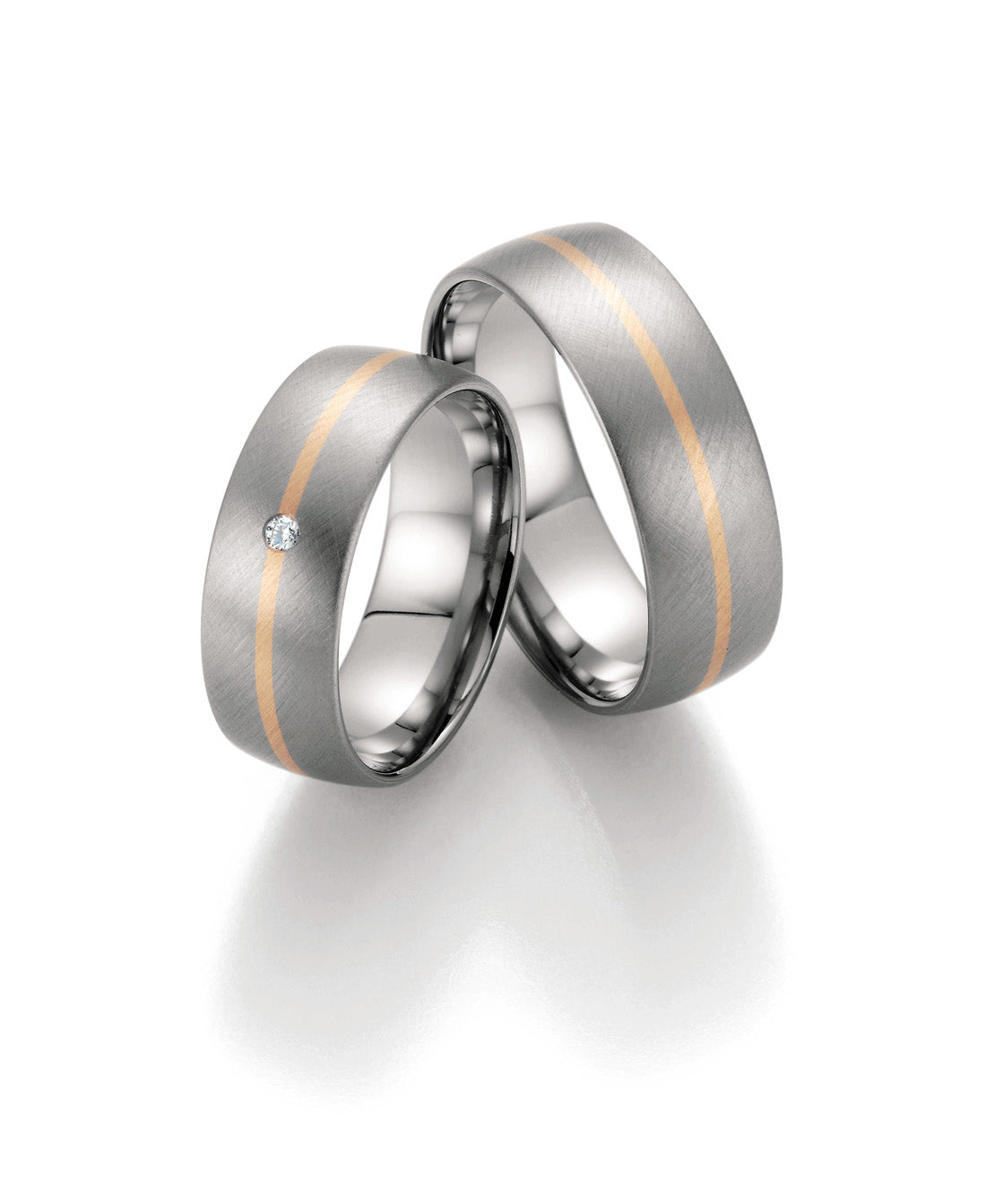 Bayer Trauringe Palladium Timeless