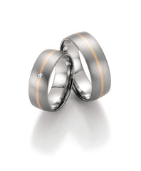 Bayer Trauringe Palladium Timeless