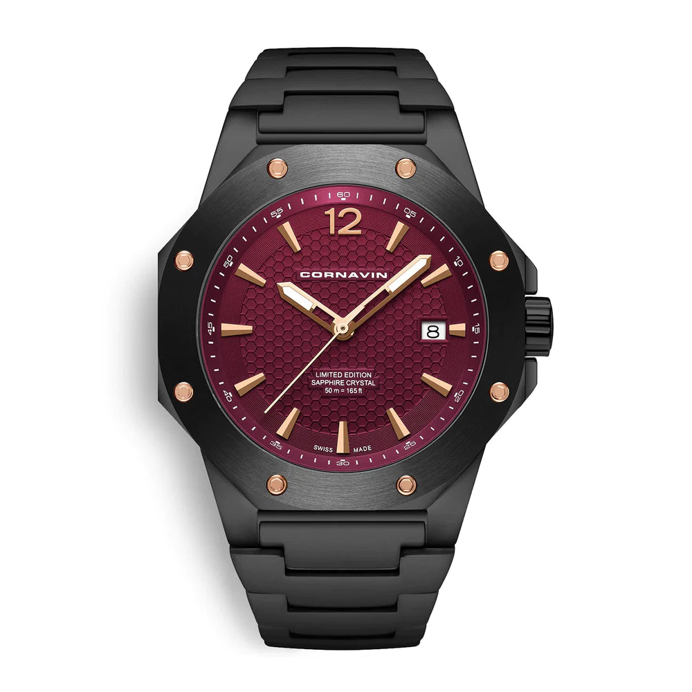 Cornavin Unisexuhr Downtown 3-H Limited Edition CO-2021-2038