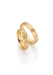 Fischer Trauringe Classics Frohsinn - Ringbreite 4,5 mm