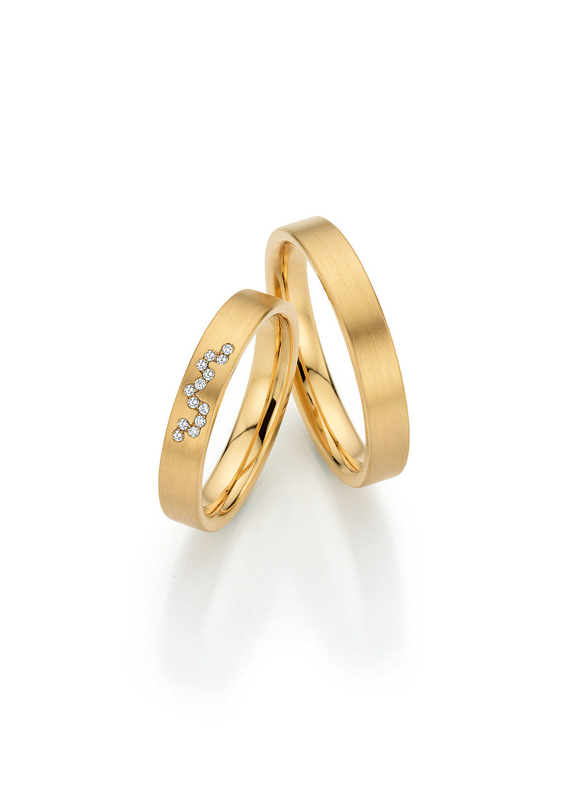 Fischer Trauringe Classics Freigeist - 13 Funkelnde Brillanten