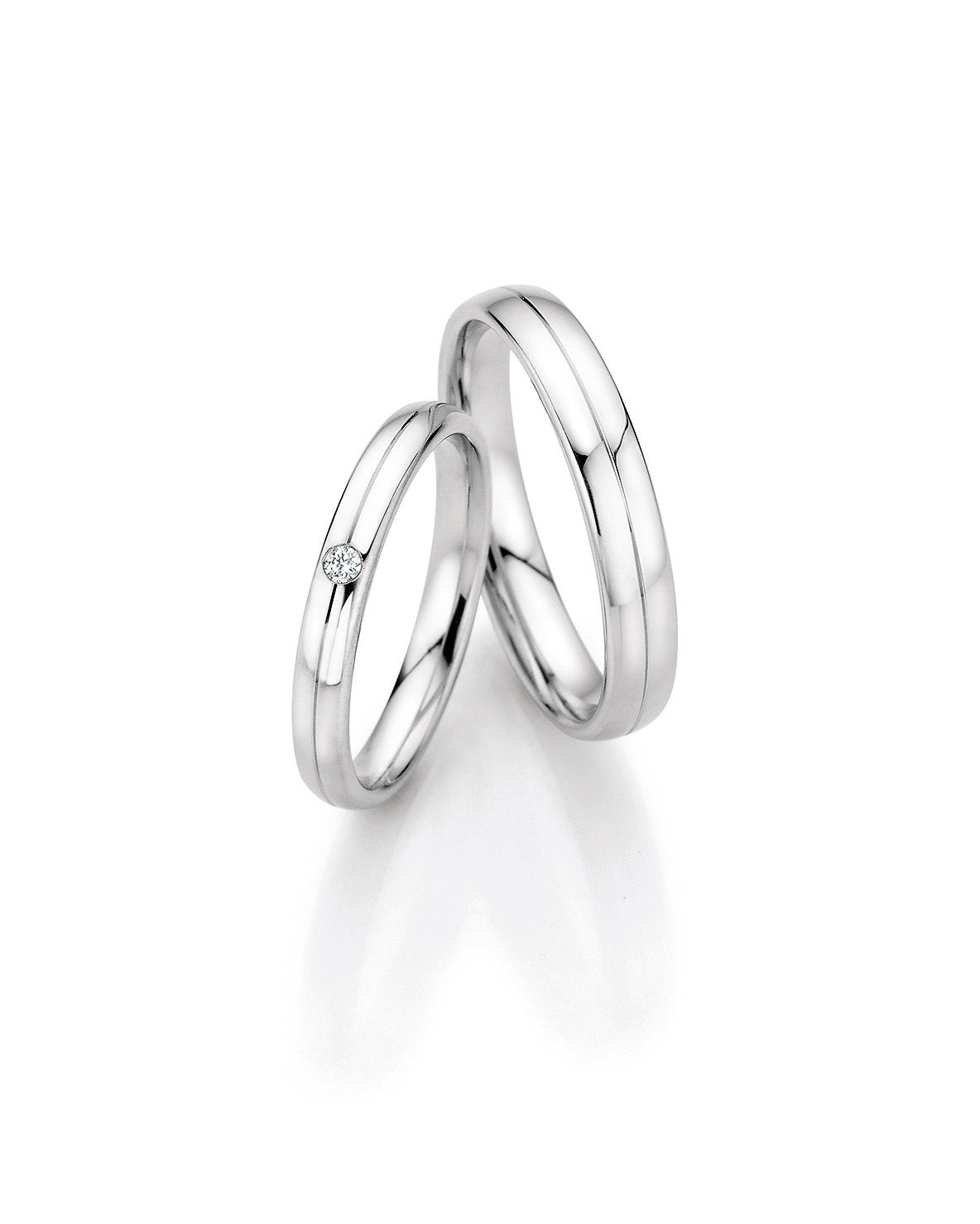 Fischer Trauringe Classics Glücksgriff mit Brillant