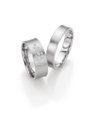 Fischer Trauringe Classics Glücksstern - 17 Funkelnde Brillanten