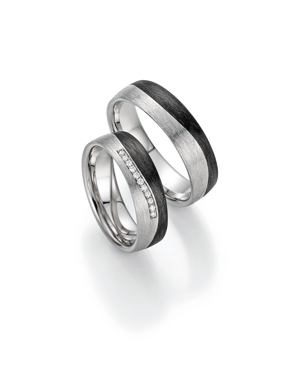 Fischer Trauringe Carbon® Shadow & Light